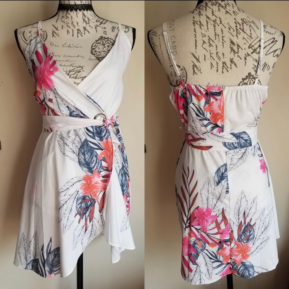 CBR floral romper dress